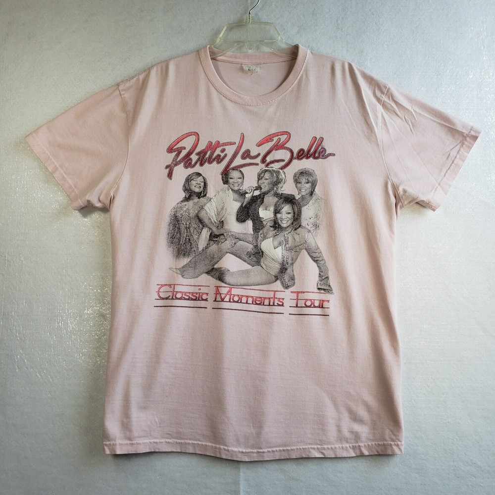 Patti La Belle Tour Vintage T-Shirt Adult Large Pink Classic Moments Soul 2005